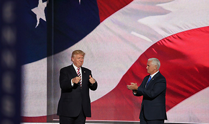 President Donald Trump and VP Mike Pence